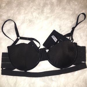 Cut out Black Bra